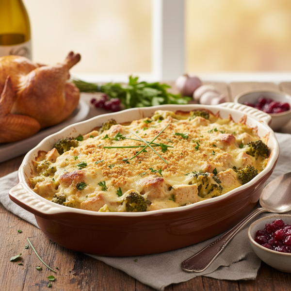 Gourmet Turkey Divan Casserole recipe