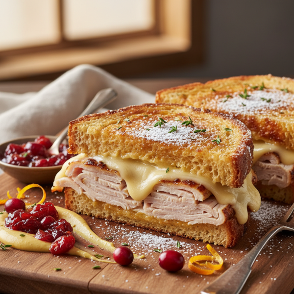 Gourmet Turkey and Gouda Monte Cristo recipe