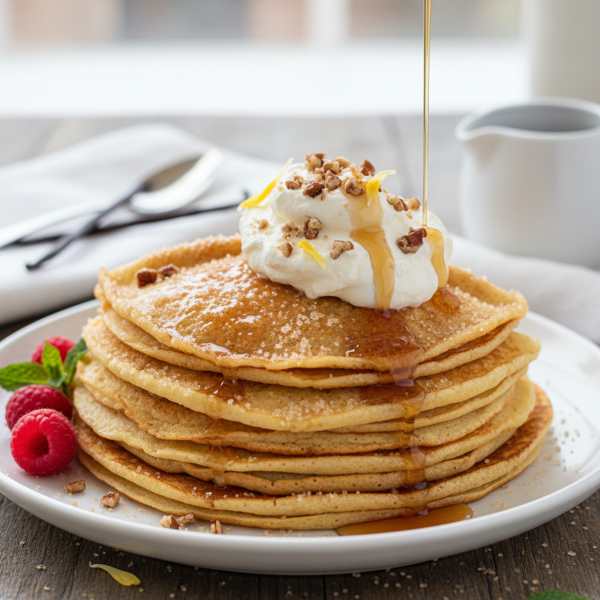 Gourmet Vanilla Brown Sugar Crepes recipe