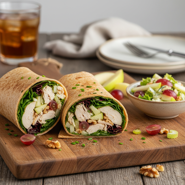 Gourmet Waldorf Chicken Wrap recipe