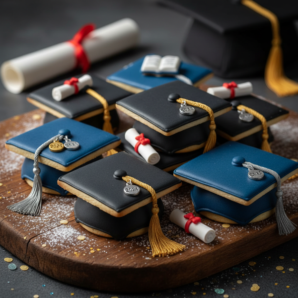 Graduation Cap Cookies recipe