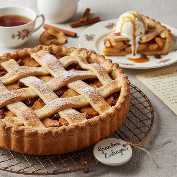 Grandma Esslinger's Rich German Apple Pie recipe