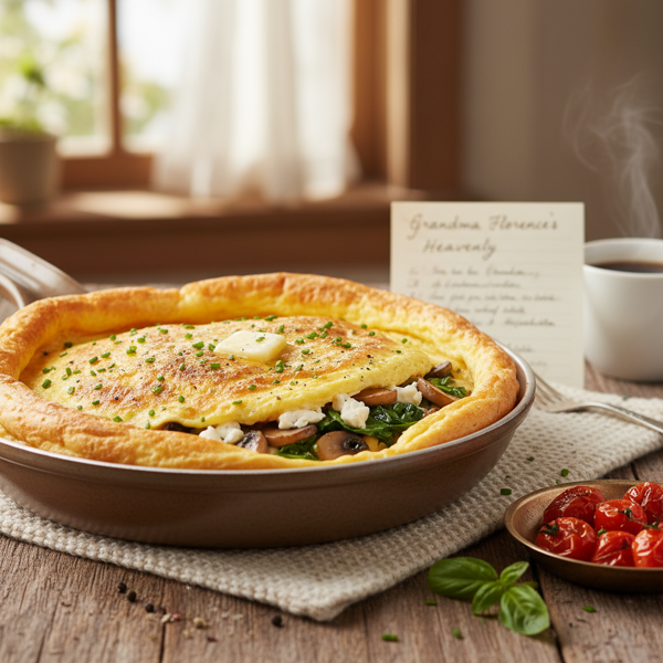 Grandma Florence's Heavenly Fluffy Omelette recipe