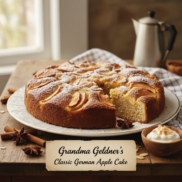Grandma Geldner's Classic German Apple Cake recipe