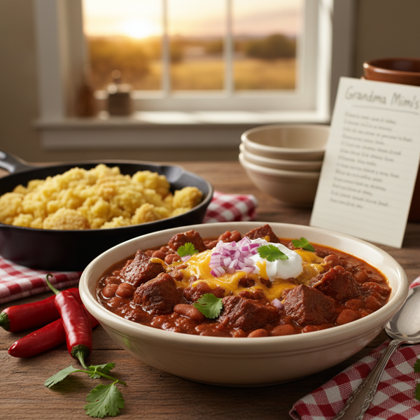 Grandma Mimi's Signature Texas Chili recipe