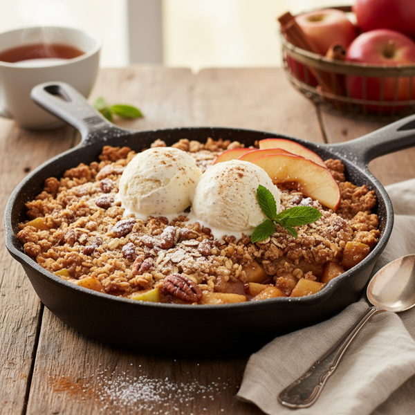 Grandma Sheila's Cinnamon-Apple Delight Crisp recipe