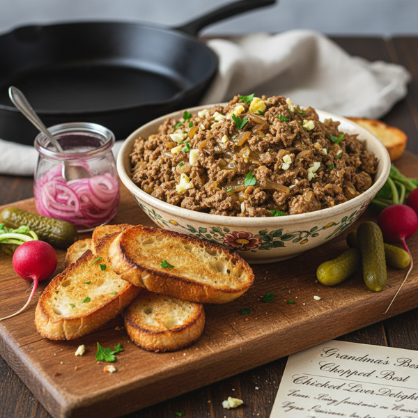 Grandma's Chopped Chicken Liver Delight recipe