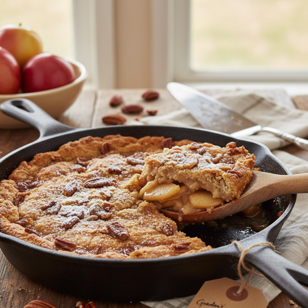 Grandma's Classic Apple Pecan Cobbler recipe