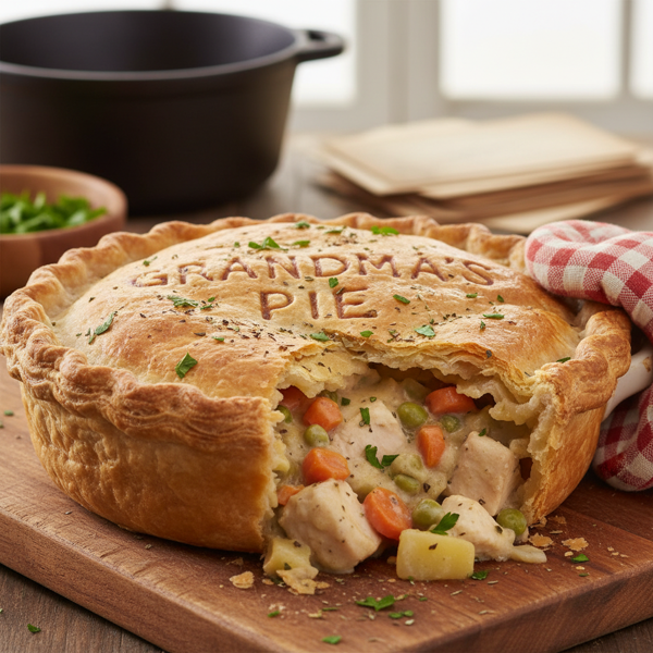 Grandma's Comfort Chicken Pot Pie recipe