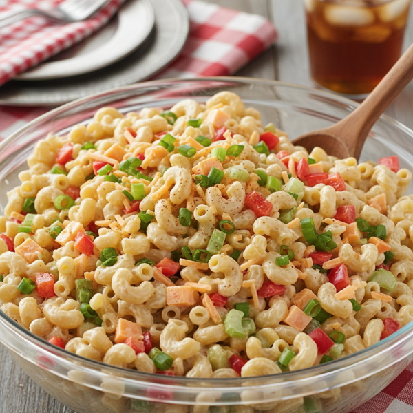 Grandma's Creamy Deluxe Macaroni Salad recipe
