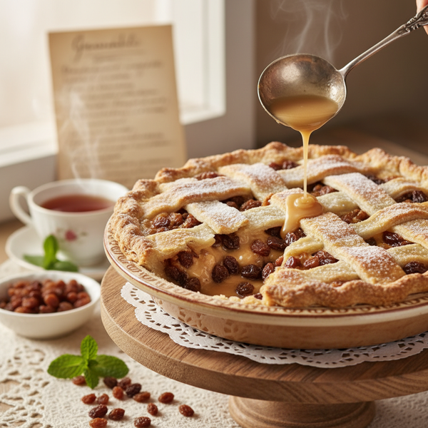 Grandma's Creamy Raisin Delight Pie recipe