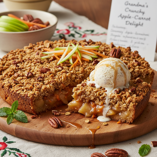 Grandma's Crunchy Apple-Carrot Delight recipe