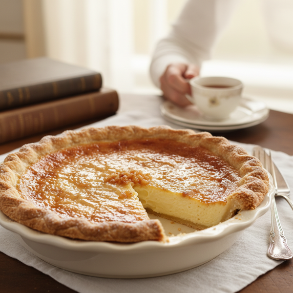 Grandma's Decadent Sugar Cream Pie recipe