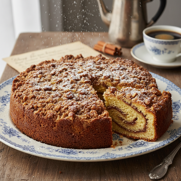 Grandma's Delightful Cinnamon Coffee Cake recipe