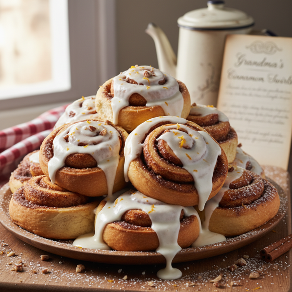 Grandma's Delightful Cinnamon Swirls recipe