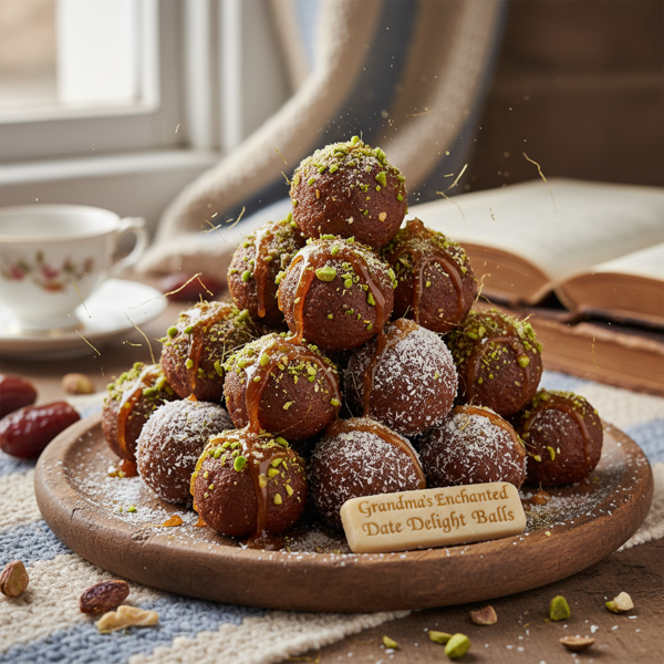 Grandma's Enchanted Date Delight Balls recipe