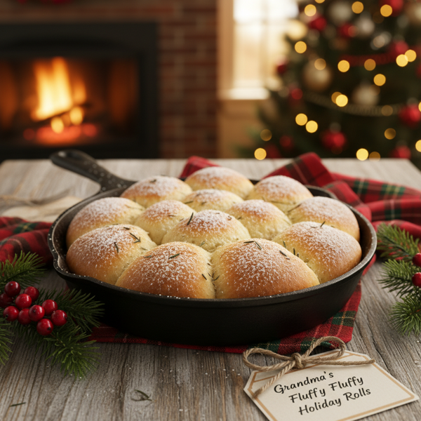 Grandma's Fluffy Holiday Rolls recipe