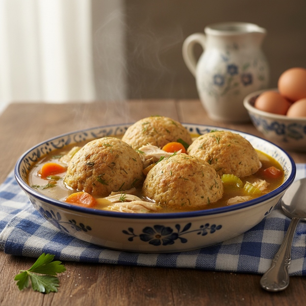 Grandma's Hearty Matzo Balls recipe