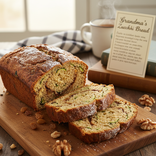 Grandma's Hearty Zucchini Bread recipe