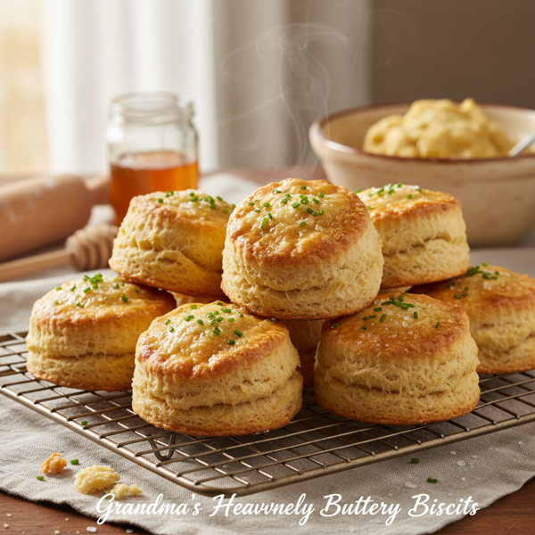 Grandma's Heavenly Buttery Biscuits recipe