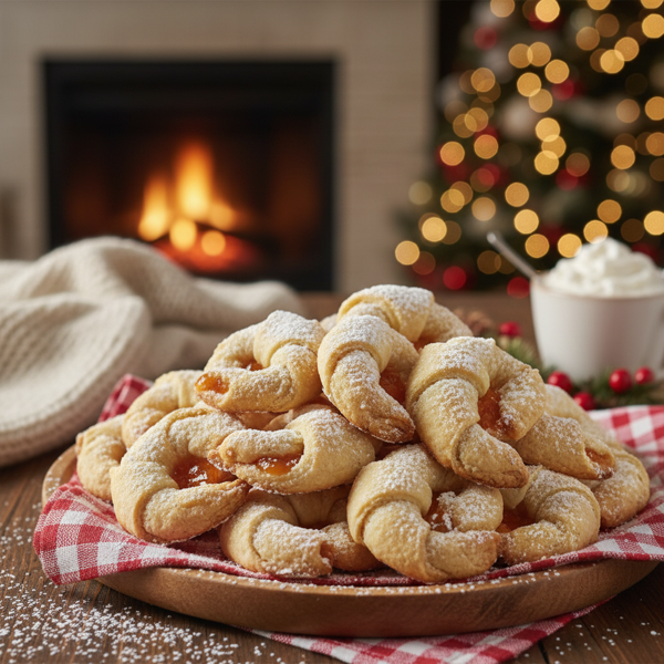 Grandma's Holiday Butterhorn Cookies recipe