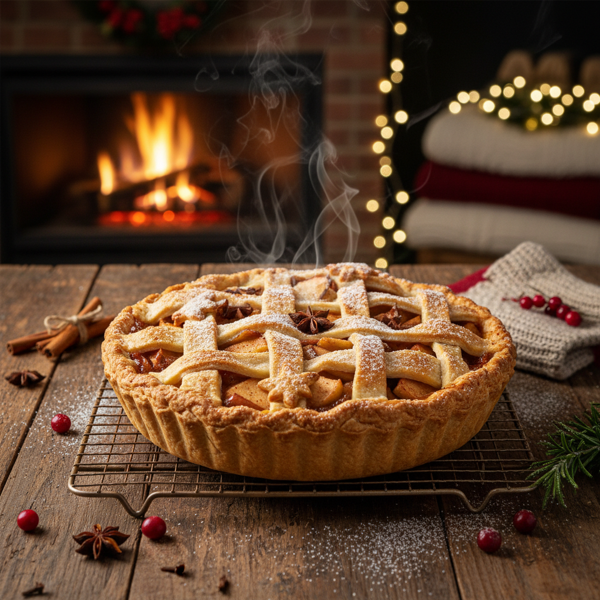 Grandma's Holiday Spiced Apple Pie recipe