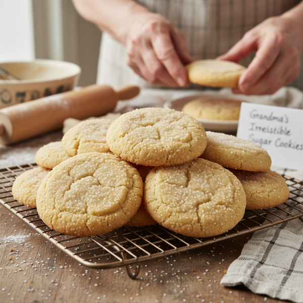 Grandma's Irresistible Sugar Cookies recipe