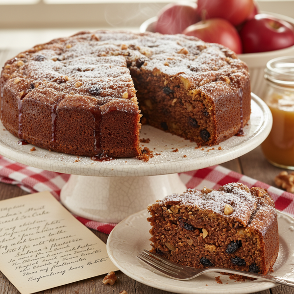 Grandma's Moist Applesauce Cake recipe