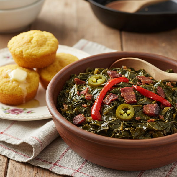 Grandma's Southern Collard Greens Delight recipe