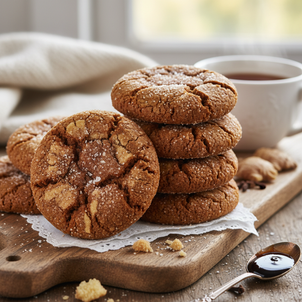 Grandma's Spiced Molasses Delights recipe