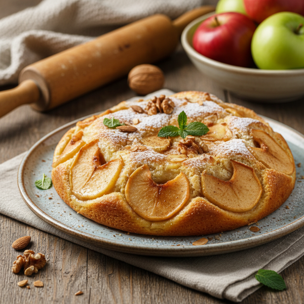 Grandma's Sunken Apple Delight recipe