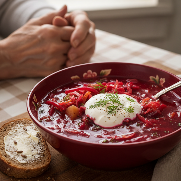 Grandma's Ultimate Beet Borscht recipe