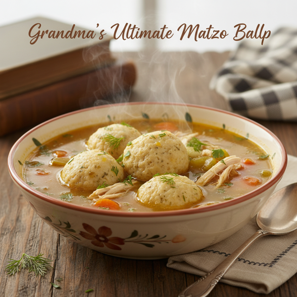 Grandma's Ultimate Matzo Ball Soup recipe