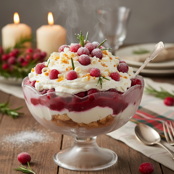 Grandmother's Festive Frozen Cranberry Delight recipe