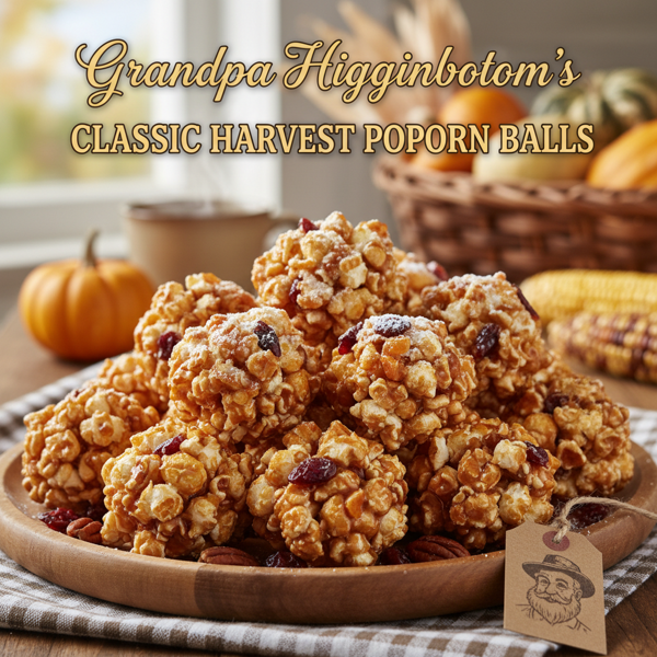 Grandpa Higginbottom's Classic Harvest Popcorn Balls recipe