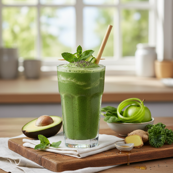 Green Goodness Delight Smoothie recipe