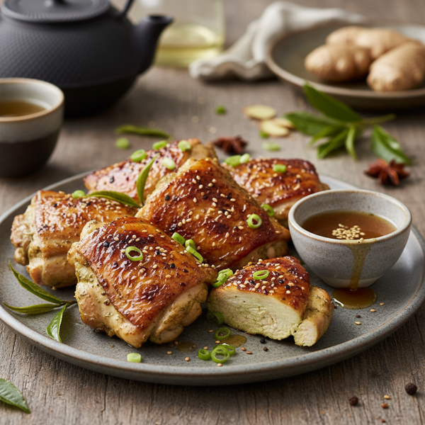 Green Tea Marinated Chicken Thighs recipe