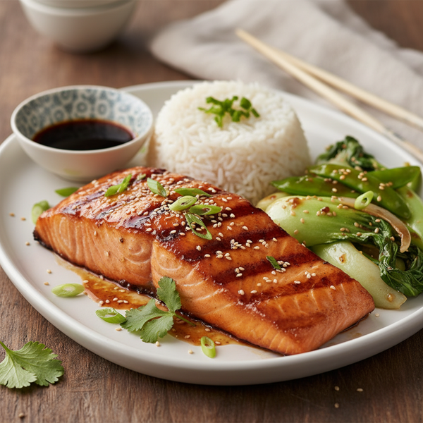 Grilled Asian Glazed Salmon recipe