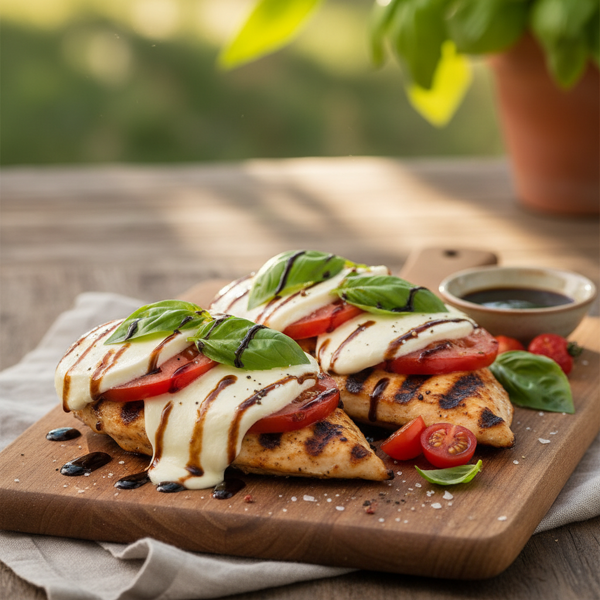 Grilled Caprese Chicken Delight recipe