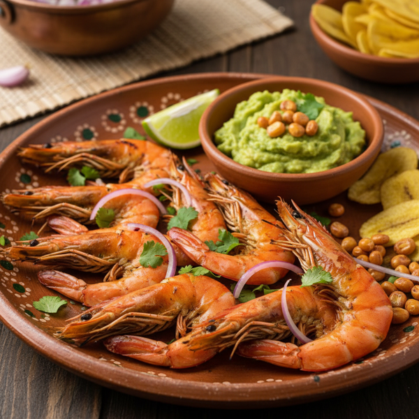 Grilled Ecuadorian Shrimp Delight recipe
