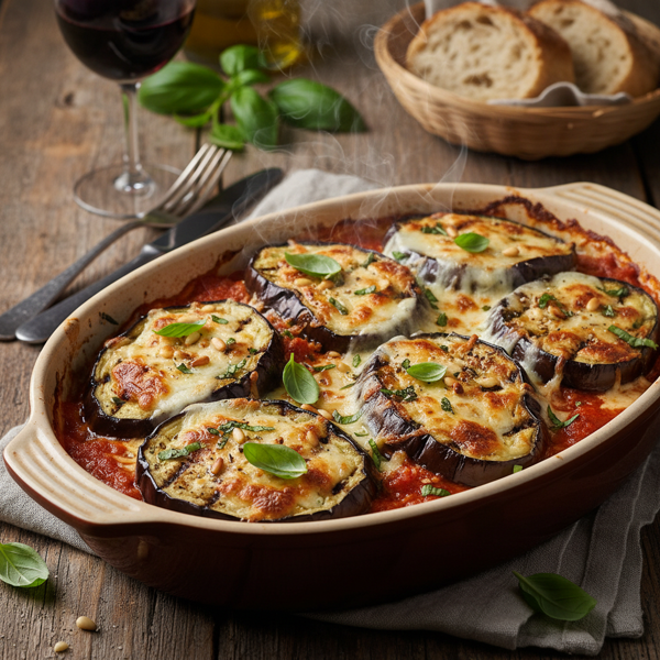 Grilled Eggplant Parmesan Delight recipe