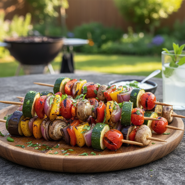 Grilled Garden Vegetable Skewers recipe
