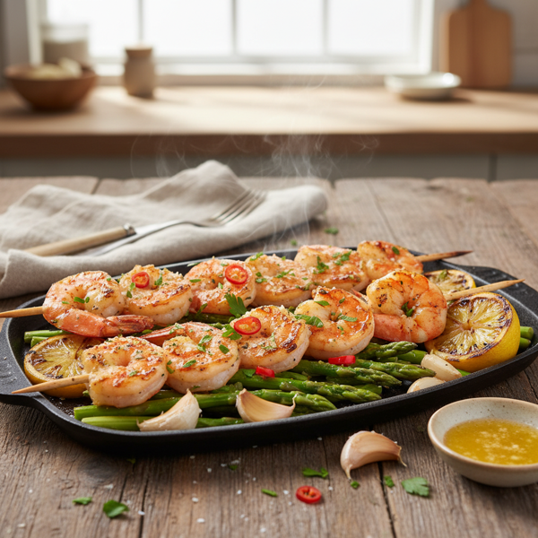 Grilled Garlic Butter Shrimp Delight recipe