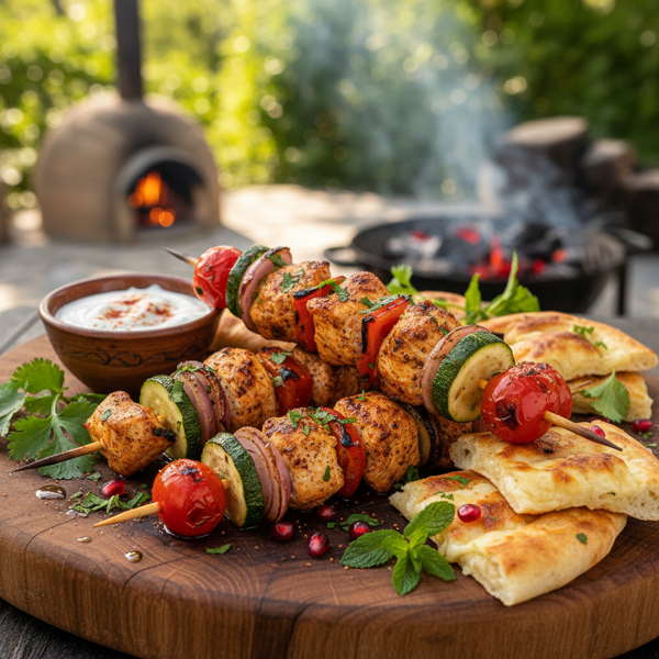 Grilled Georgian Medley Skewers recipe