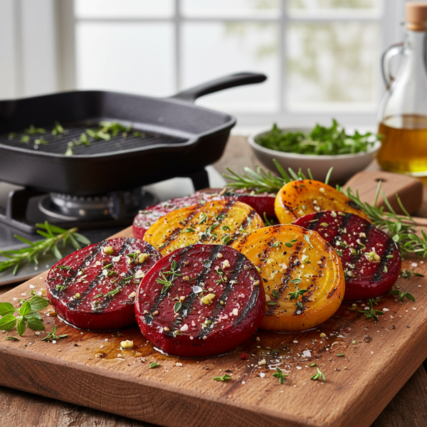 Grilled Herb-Infused Beets recipe