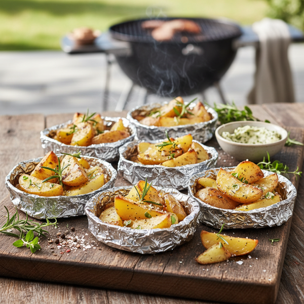 Grilled Herb-Infused Potato Packs recipe