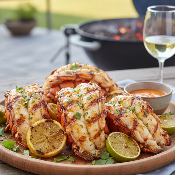 Grilled Lobster Tails with Citrus Marinade recipe
