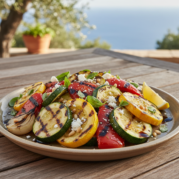 Grilled Mediterranean Squash Medley recipe