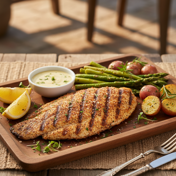 Grilled Old Bay Tilapia Delight recipe