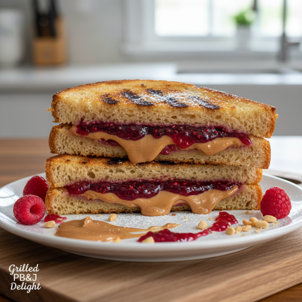 Grilled Peanut Butter and Jelly Delight recipe